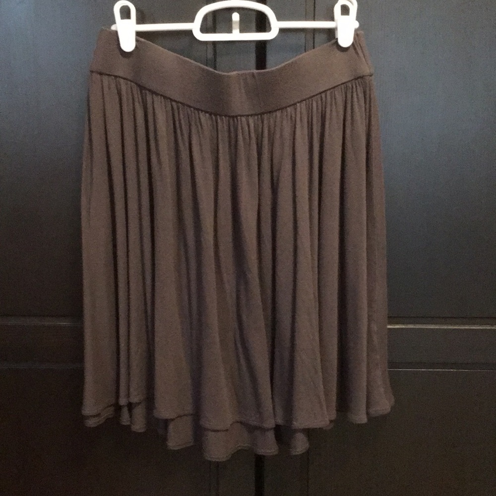 Vintage EXPRESS Gray Swing Skirt Size Medium